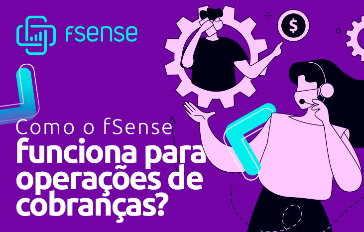 Como o fSense funciona para operações de cobrança?